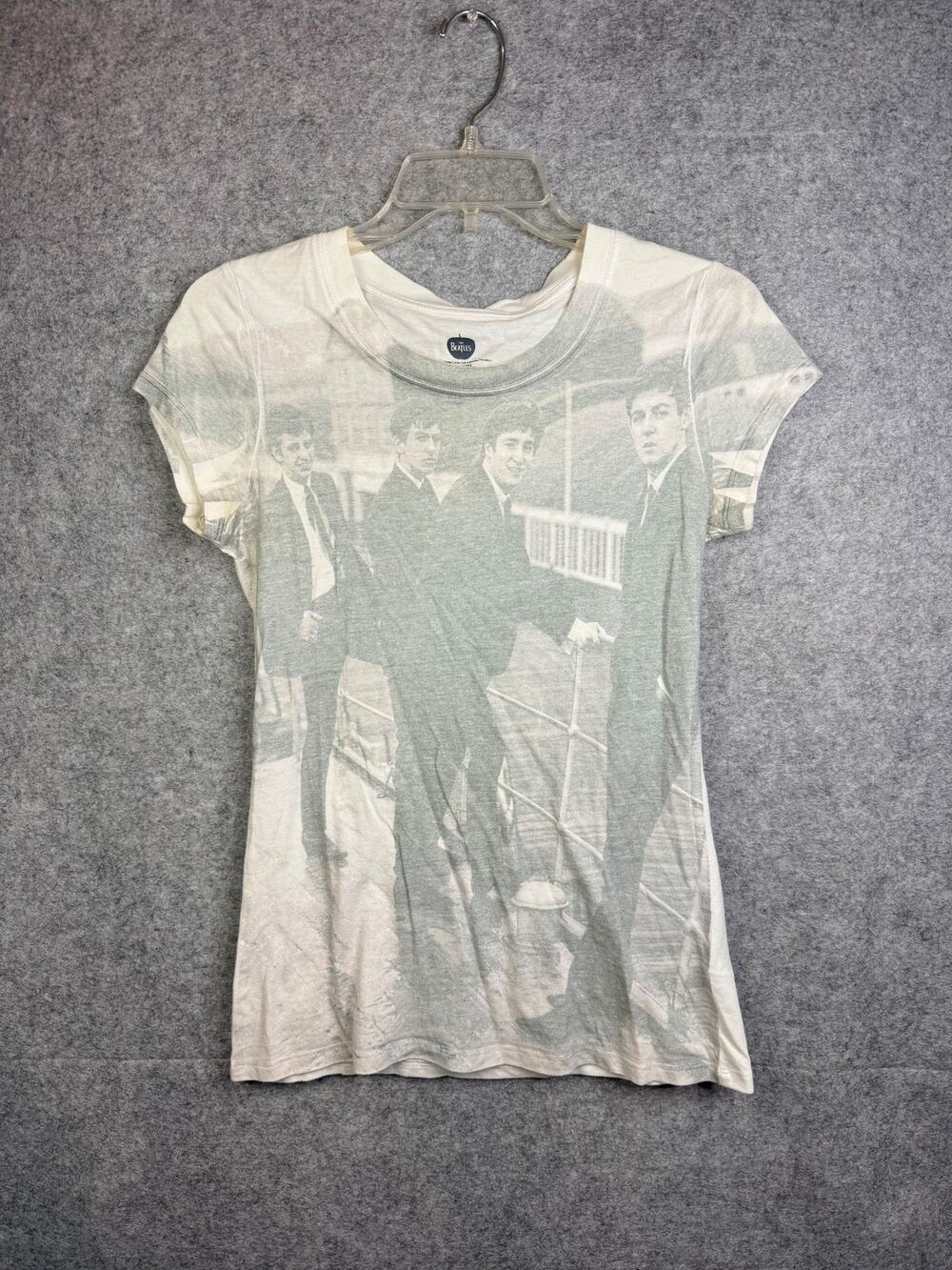 Officially Licensed The Beatles 2011 Apple Corps Graphic T-Shirt Women's Size M